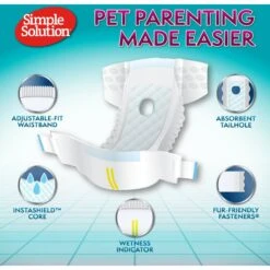 Simple Solution Disposable Female Dog Diapers & Fruitables Pumpkin SuperBlend Digestive Dog & Cat Supplement 12 Simple Solution Disposable Female Dog Diapers & Fruitables Pumpkin SuperBlend Digestive Dog & Cat Supplement -PetSafe Kong Shop 774654 PT3. AC SS1800 V1676391695