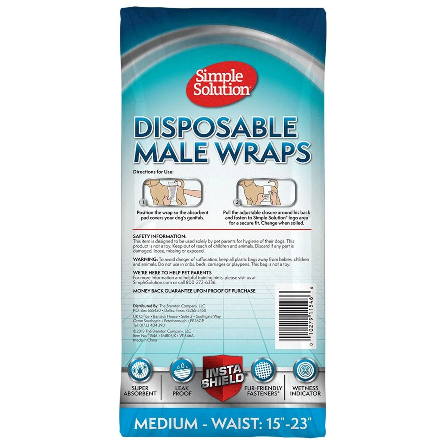 Simple Solution Disposable Male Dog Wrap & Fruitables Skinny Minis Pumpkin & Berry Flavor Dog Treats 3 Simple Solution Disposable Male Dog Wrap & Fruitables Skinny Minis Pumpkin & Berry Flavor Dog Treats - Image 3