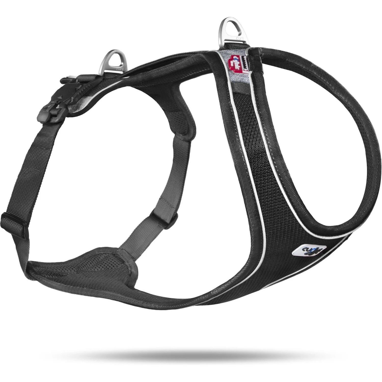 Curli Magnetic Belka Comfort Dog Harness, Black 1 Curli Magnetic Belka Comfort Dog Harness, Black