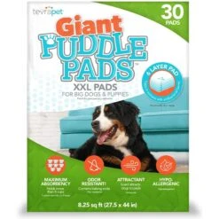 TevraPet Puddle Dog Potty Pads, XX-Large, 30 Count