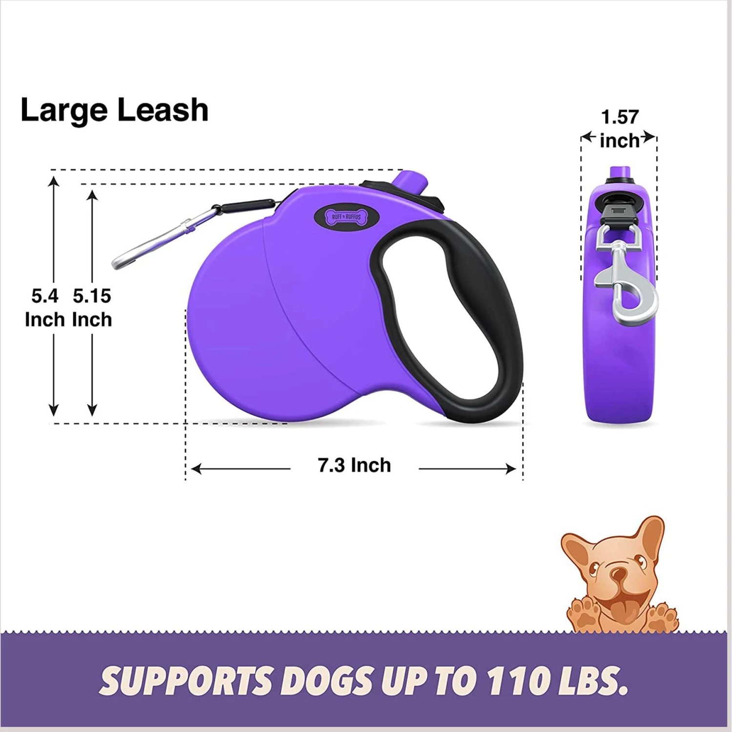Ruff 'N Ruffus Tangle-Free Retractable Dog Leash & Bonus Contents 3 Ruff 'N Ruffus Tangle-Free Retractable Dog Leash & Bonus Contents - Image 3