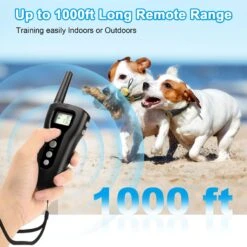 Casfuy 1000-ft Remote Rechargeable Waterproof Electric Dog Training Collar, Black, 2 Count -PetSafe Kong Shop 778702 PT2. AC SS1800 V1701932628