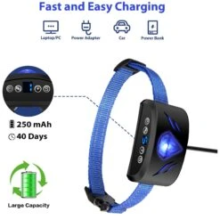 Petdiary B330 Static Rechargeable Dog Bark Collar, Black, Small -PetSafe Kong Shop 778870 PT5. AC SS1800 V1680645118