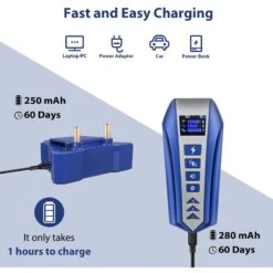 Petdiary T240 Static Remote Rechargeable Dog Training Collar, Blue, Small -PetSafe Kong Shop 778942 PT4. AC SS1800 V1680644635