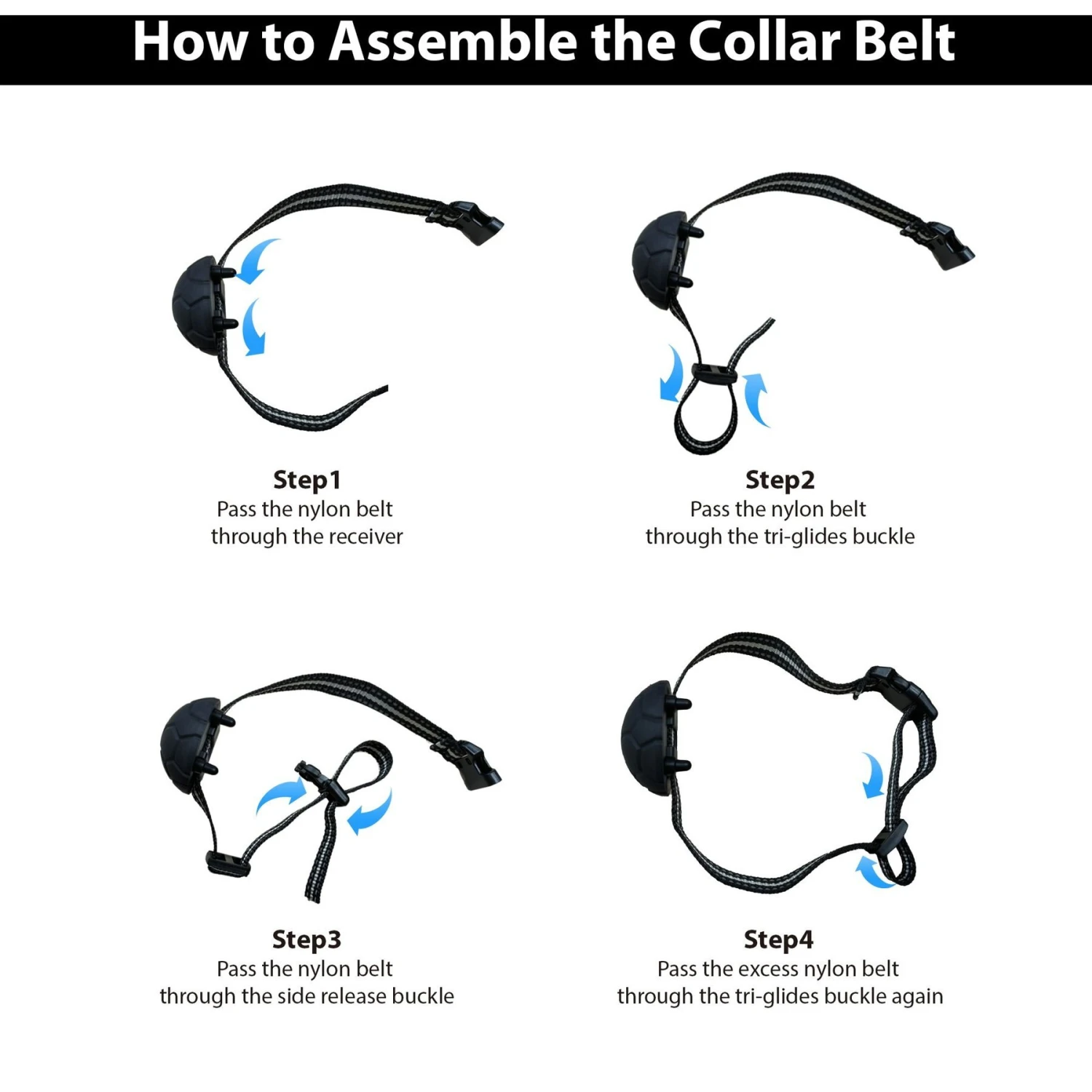 Petdiary T260 Extra Collar Receiver, Black, Small 3 Petdiary T260 Extra Collar Receiver, Black, Small - Image 3