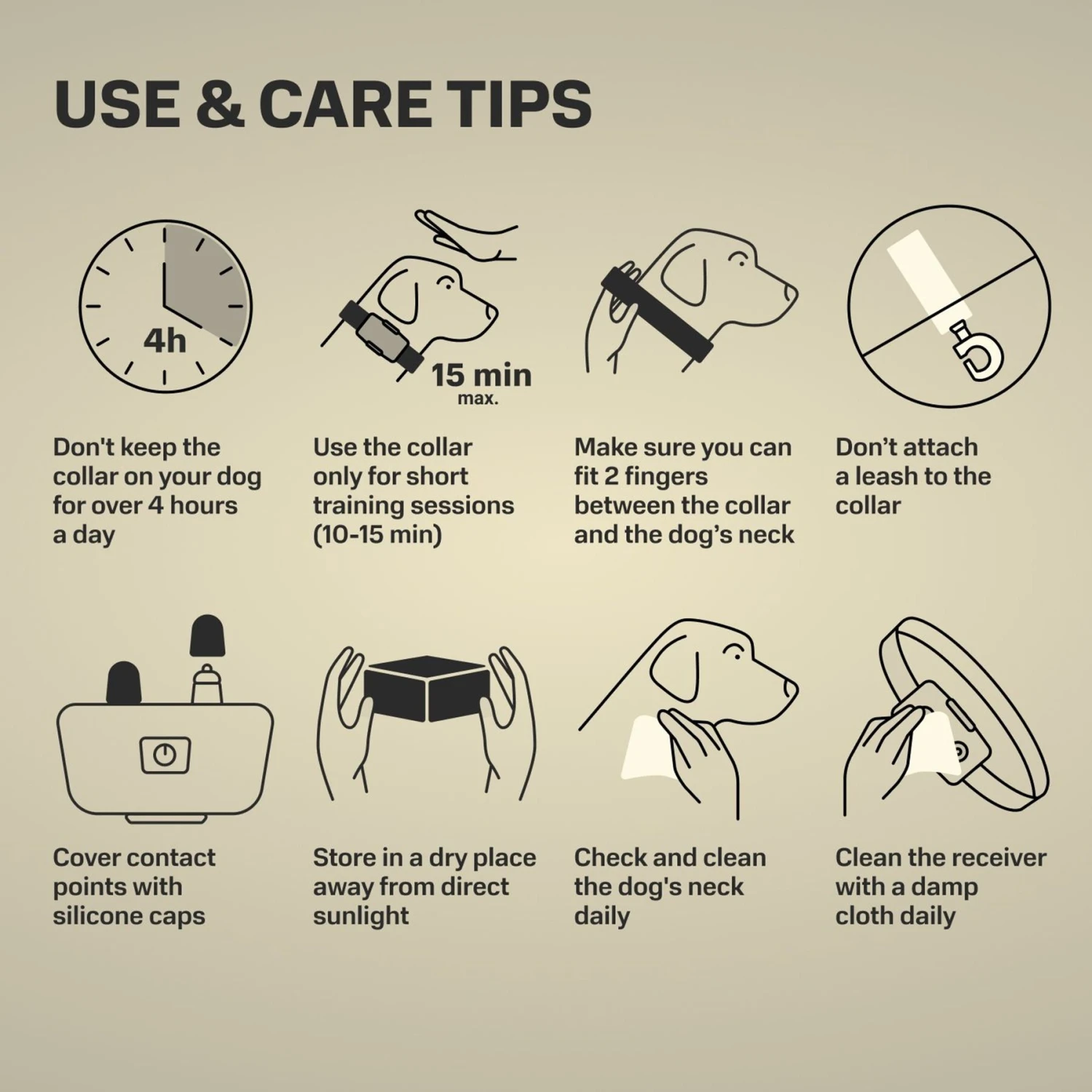 PetSpy N20 1600-ft Easy & Effective Adjustable Waterproof Remote Dog Training Collar 8 PetSpy N20 1600-ft Easy & Effective Adjustable Waterproof Remote Dog Training Collar - Image 8