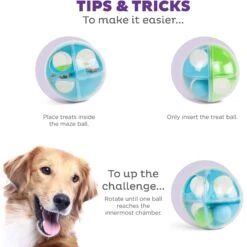 Outward Hound A-Maze Ball Puzzle & Treat Maze Interactive Dog Toy, Green 10 Outward Hound A-Maze Ball Puzzle & Treat Maze Interactive Dog Toy, Green -PetSafe Kong Shop 786510 PT3. AC SS1800 V1694440054