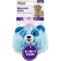Outward Hound Reversi-Balls Panda Inside Reversible Plush Shell Spike Ball Dog Toy, Blue -PetSafe Kong Shop 786606 PT6. AC SS1800 V1682620873