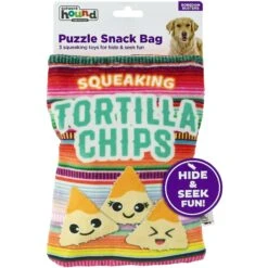 Outward Hound Snack Bag Tortilla Chips Puzzle Squeaky Dog Toy, Multicolor -PetSafe Kong Shop 786702 PT5. AC SS1800 V1682619753