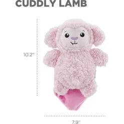 Outward Hound Blanket Buddies Pink Lamb Small Blacket Treat & Squeaky Dog Toy, Pink -PetSafe Kong Shop 786750 PT5. AC SS1800 V1682621041