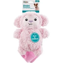 Outward Hound Blanket Buddies Pink Lamb Small Blacket Treat & Squeaky Dog Toy, Pink -PetSafe Kong Shop 786750 PT6. AC SS1800 V1682622082
