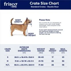 Frisco Double Door Wood & Metal Furniture Style Dog Crate -PetSafe Kong Shop 787222 PT2. AC SS1800 V1683205532