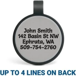 GoTags Silent Silicone Oh Shit! I'm Lost Personalized Dog ID Tag -PetSafe Kong Shop 790686 PT1. AC SS1800 V1681415483