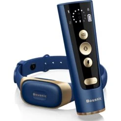 Bousnic 2000ft Remote Range Electronic Dog Training Collar, Blue