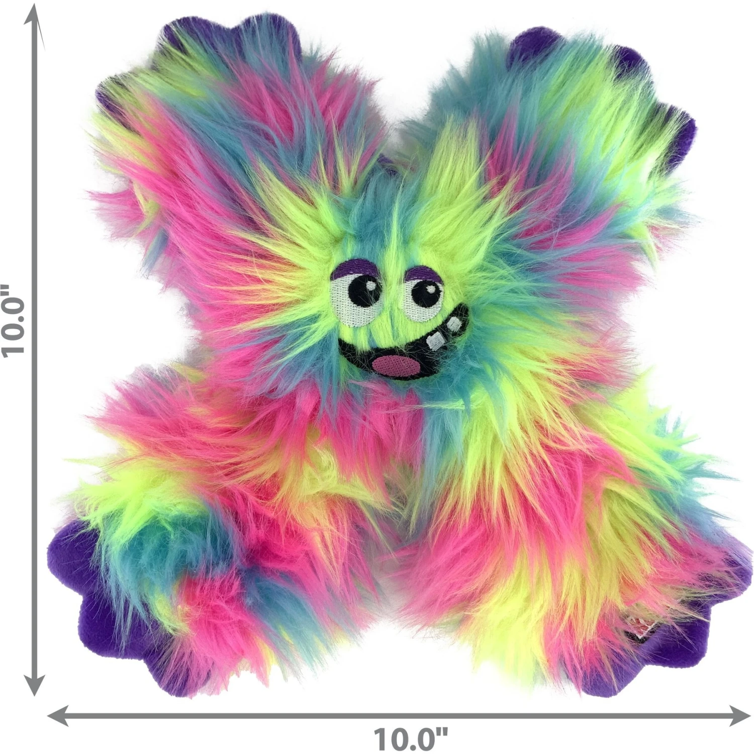 KONG Frizzles Spazzle Dog Toy, Multicolor, Medium 2 KONG Frizzles Spazzle Dog Toy, Multicolor, Medium - Image 2