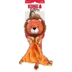 KONG Knots Flatz Lion Dog Toy, Yellow -PetSafe Kong Shop 797566 PT2. AC SS1800 V1678199196