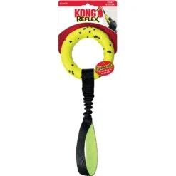 KONG Reflex Tug Dog Toy, Yellow, Medium -PetSafe Kong Shop 797606 PT2. AC SS1800 V1678199263