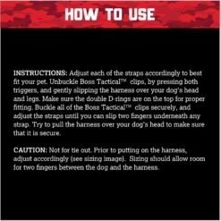 Boss Dog Dog Harness With Boss Clips 11 Boss Dog Dog Harness With Boss Clips -PetSafe Kong Shop 800726 PT5. AC SS1800 V1680292570