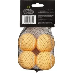 Hyper Pet 4 Pack Of Balls For Dogs, Orange -PetSafe Kong Shop 80079 PT3. AC SS1800 V1545174186