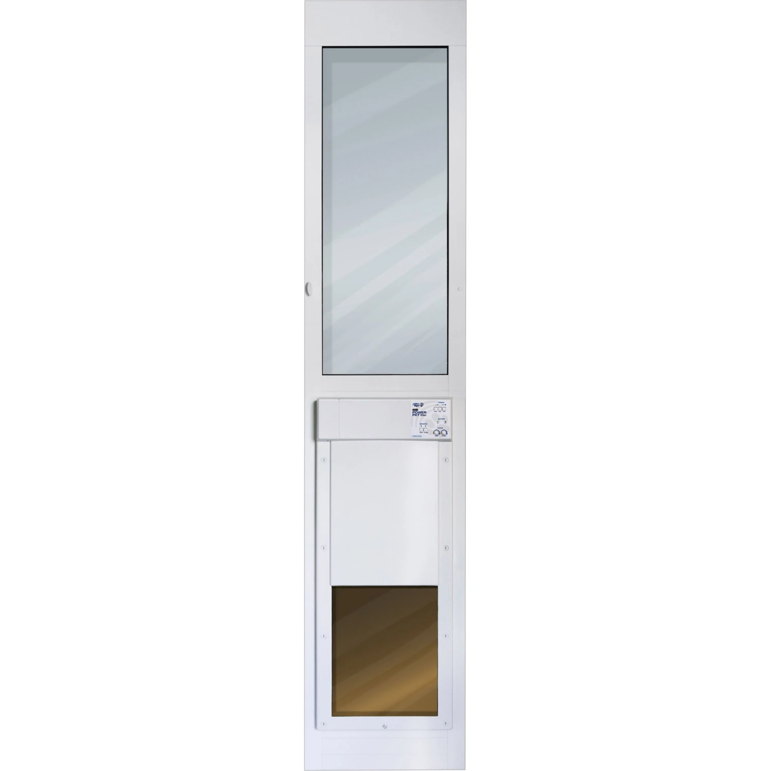 High Tech Pet Products Power Pet Door, WI-FI Smartphone Controlled Full Patio Panel For Sliding Glass Door Installations, White 1 High Tech Pet Products Power Pet Door, WI-FI Smartphone Controlled Full Patio Panel For Sliding Glass Door Installations, White