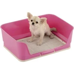 Richell PAW TRAX Splash Free Dog Potty Pad Tray