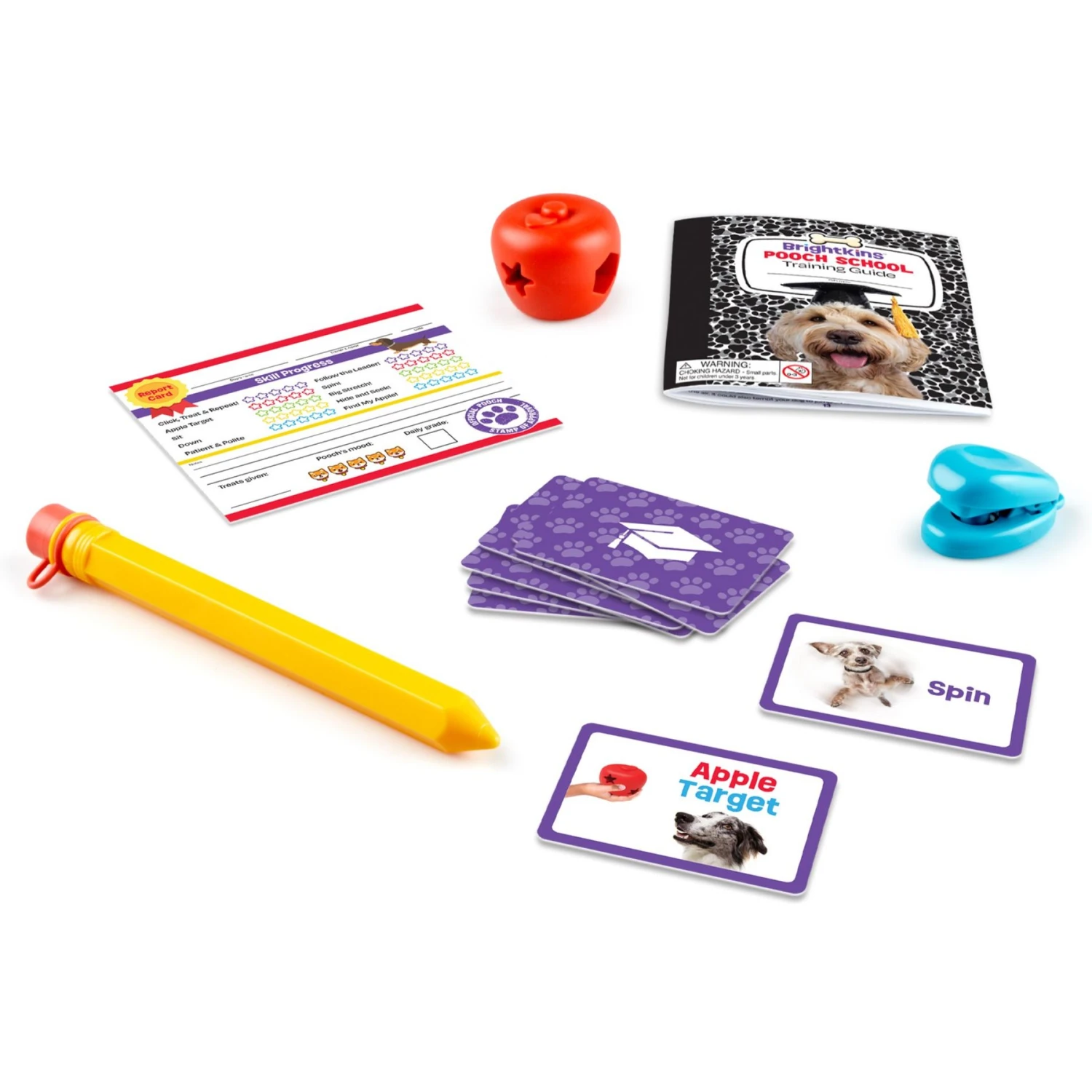 Brightkins Pooch School! Training Set Dog Toys 1 Brightkins Pooch School! Training Set Dog Toys