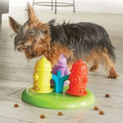 Brightkins Spinning Hydrants Treat Puzzle Dog Toy -PetSafe Kong Shop 805406 PT3. AC SS1800 V1682450426
