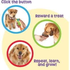 Brightkins Smarty Pooch Bone Dog Training Clicker -PetSafe Kong Shop 805486 PT2. AC SS1800 V1679069413