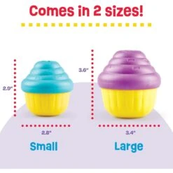 Brightkins Cupcake Treat Dispensing Dog Toy, Large -PetSafe Kong Shop 805534 PT4. AC SS1800 V1682450392