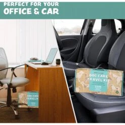 Bark & Clean Reusable 6-Piece Dog Care Travel Essentials Kit, 2.4-lb Box -PetSafe Kong Shop 807398 PT7. AC SS1800 V1679341155