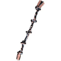 Mammoth Cottonblend 5 Knot Dog Rope Toy, Color Varies