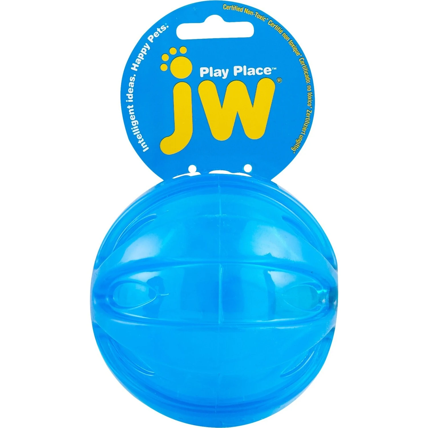 JW Pet Play Place Squeaky Dog Ball, Color Varies 3 JW Pet Play Place Squeaky Dog Ball, Color Varies - Image 3