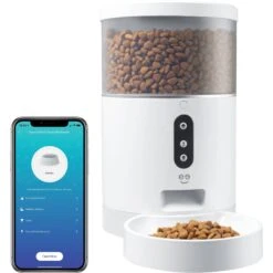 Geeni PetConnect Smart Dog & Cat Feeder, 4-L