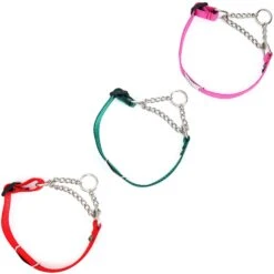 Mimi Green Personalized Chain Martingale Dog Collar -PetSafe Kong Shop 813958 PT4. AC SS1800 V1683298185