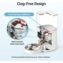 Bueteka Automatic Food Dispenser With Splitter & Stainless Bowls Cat & Dog Feeder, 6-lit 16 Bueteka Automatic Food Dispenser With Splitter & Stainless Bowls Cat & Dog Feeder, 6-lit -PetSafe Kong Shop 815910 PT7. AC SS1800 V1685497419