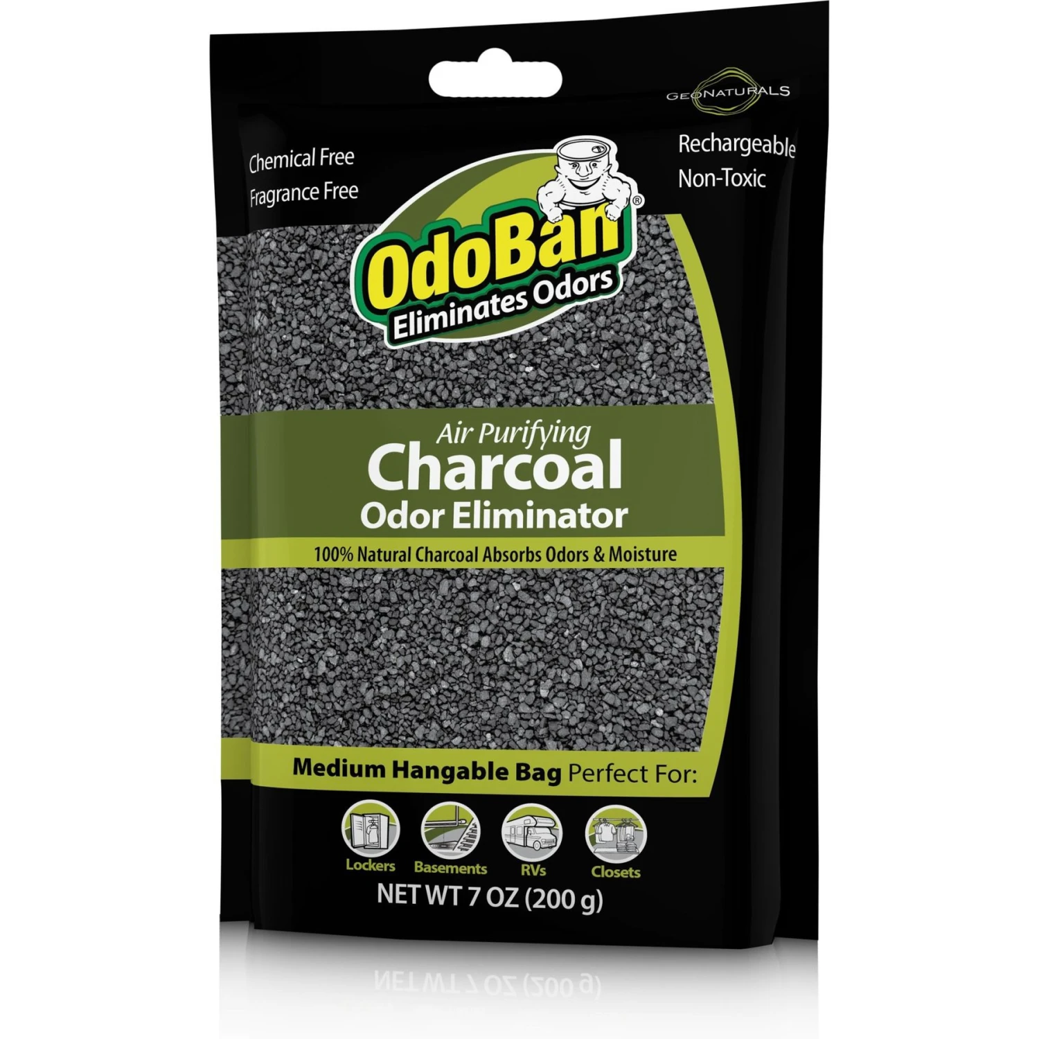OdoBan Charcoal Odor Eliminator Deodrizer, 200-gm Bag 1 OdoBan Charcoal Odor Eliminator Deodrizer, 200-gm Bag