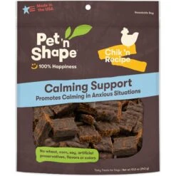 Pet 'n Shape Chik 'n Recipe Calming Support Dog Treats, 12-oz Bag