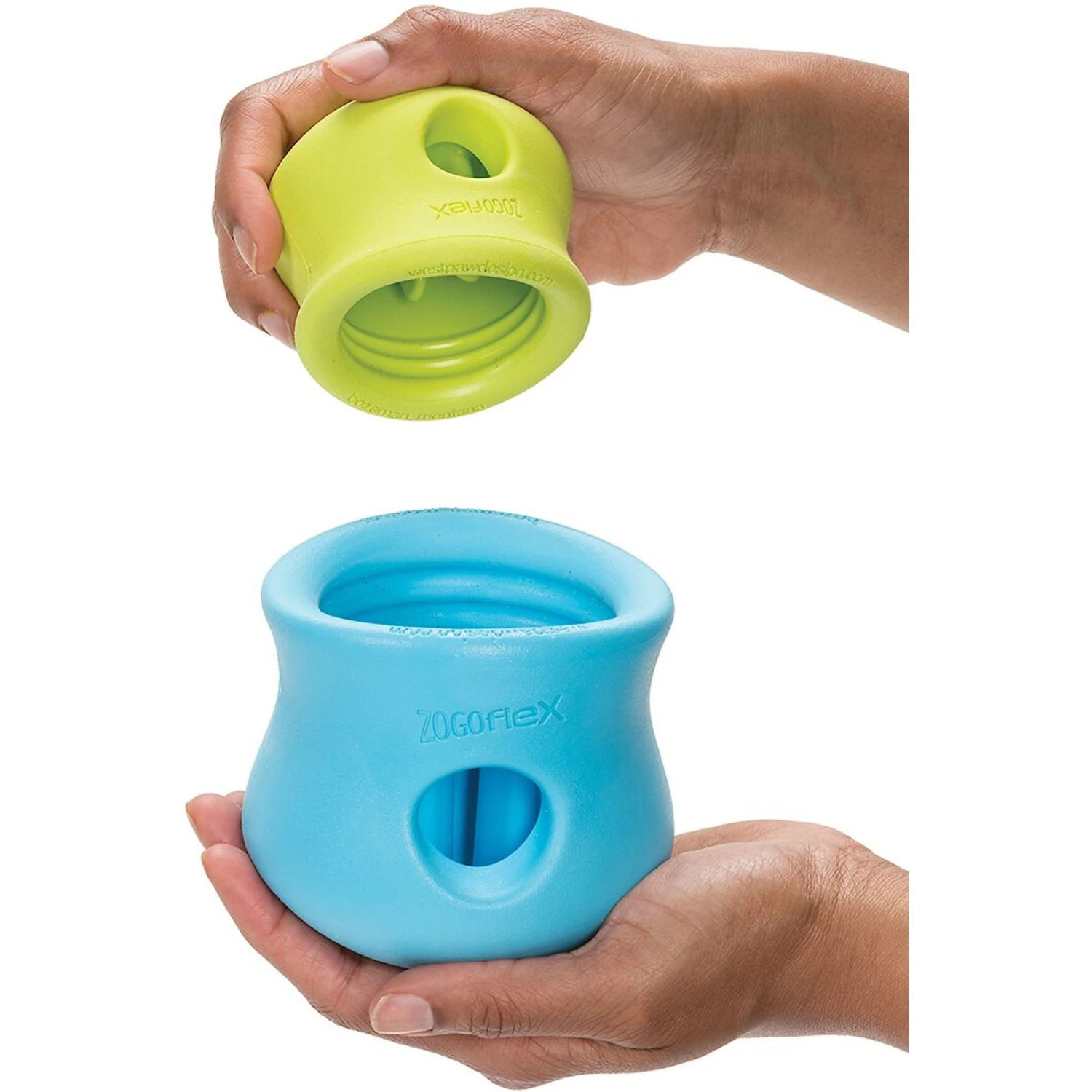 West Paw Zogoflex Toppl Tough Treat Dispensing Dog Chew Toy 3 West Paw Zogoflex Toppl Tough Treat Dispensing Dog Chew Toy - Image 3