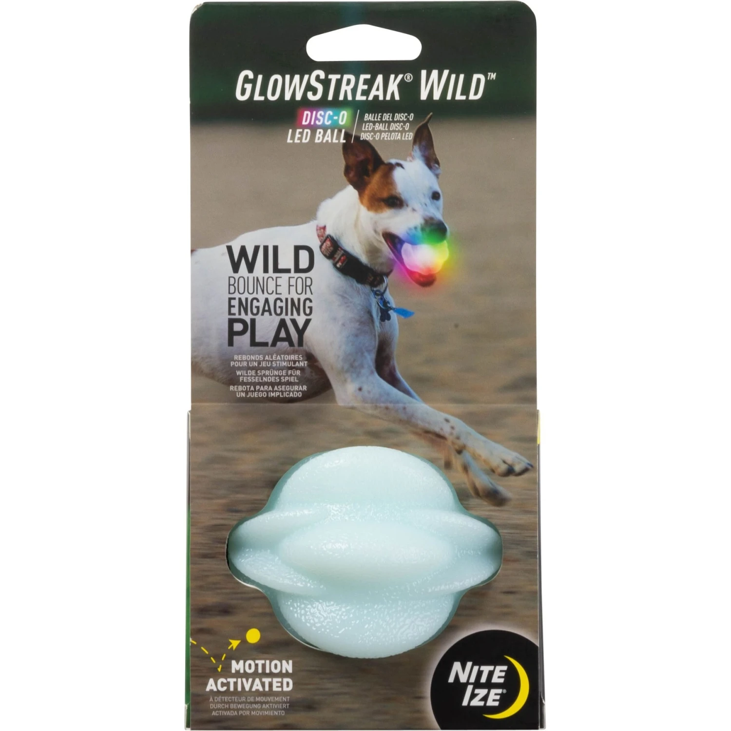 Nite Ize GlowStreak Wild LED Ball-Disc-O Dog Toy 5 Nite Ize GlowStreak Wild LED Ball-Disc-O Dog Toy - Image 5