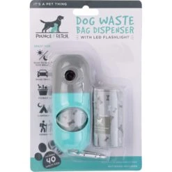 Pounce + Fetch Dog Waste Bag Dispenser With Flashlight, 40 Count -PetSafe Kong Shop 821486 PT8. AC SS1800 V1681247340