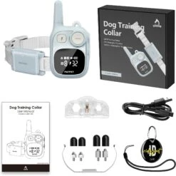 PATPET P628 2000-ft Waterproof Anti Bark Control With Remote Vibration & Beep Electric Dog Training Shock Collar, Small -PetSafe Kong Shop 823654 PT8. AC SS1800 V1693491509