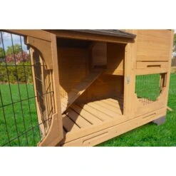 ZooVilla Indoor & Outdoor Bunny Lounge, Brown -PetSafe Kong Shop 823966 PT4. AC SS1800 V1683560600