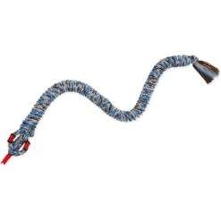 Mammoth SnakeBiter Snake Rope Dog Toy, Color Varies