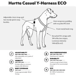 Hurtta Casual Dog Y-harness ECO -PetSafe Kong Shop 838422 PT2. AC SS1800 V1682094991