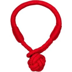 Playology Puppy Tough Tug Knot Beef Dog Toy, Red, Large -PetSafe Kong Shop 839046 PT2. AC SS1800 V1683743041