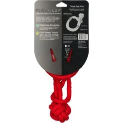 Playology Puppy Tough Tug Knot Beef Dog Toy, Red, Large -PetSafe Kong Shop 839046 PT6. AC SS1800 V1683744683