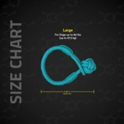 Playology Puppy Tough Tug Knot Peanut Butter Dog Toy, Blue, Large -PetSafe Kong Shop 839062 PT4. AC SS1800 V1683745399