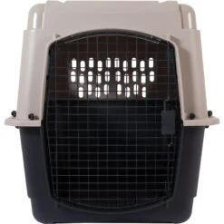 Petmate Ultra Vari Dog & Cat Kennel, Taupe/Black -PetSafe Kong Shop 83947 PT2. AC SS1800 V1569330275
