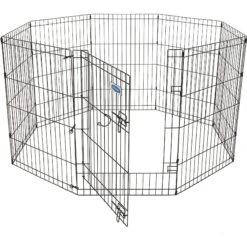 Petmate 8-Panel Wire Dog Exercise Pen With Door, Black 7 Petmate 8-Panel Wire Dog Exercise Pen With Door, Black -PetSafe Kong Shop 83970 PT3. AC SS1800 V1567186344