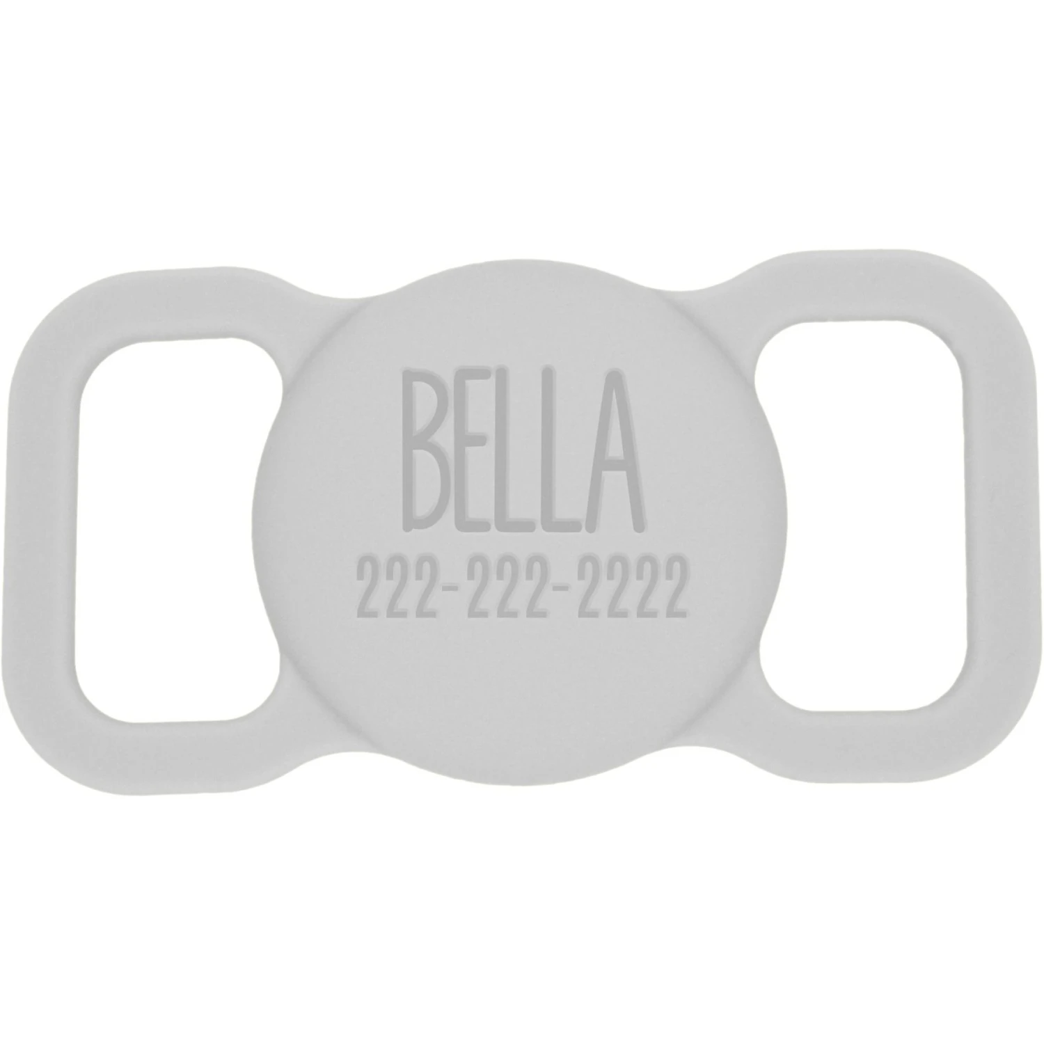 Besties Name Only Dog AirTag Holder 1 Besties Name Only Dog AirTag Holder